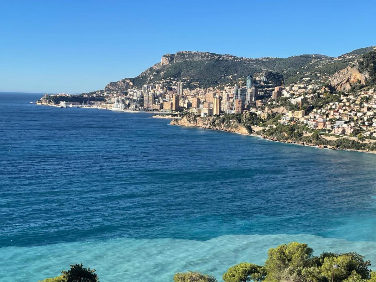 Aux Portes De Monaco Superbe T3 Vue Mer Roquebrune-Cap-Martin Luaran gambar